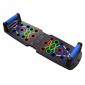 Tavola Pieghevole Multifunzione 10-in-1 in ABS per Flessioni, Attrezzatura Fitness Domestica Regolabile per Esercizi Sit-Up - Product Image 4