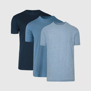 ระดับต่อไปบุรุษพรีเมี่ยมติดตั้งแขนสั้นลูกเรือเสื้อยืดผู้ชายสลิมฟิตแขนสั้นคอกลมเสื้อยืด - Product Image 6