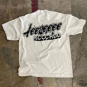 Camiseta NRE con Logotipo Personalizado, Transpirable, Talla Grande, Ecológica, 220 g/m², Algodón Grueso, Cuello Redondo, Estampada, para Hombre - Product Image 4