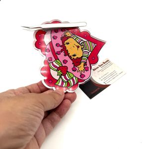 Custom Sustainable Design Strawberry Shortcake Lash Tiles Heart Acrylic Eyelash Tiles With <b>Magnets</b> for Tweezers Tool Wholesale - Product Image 3