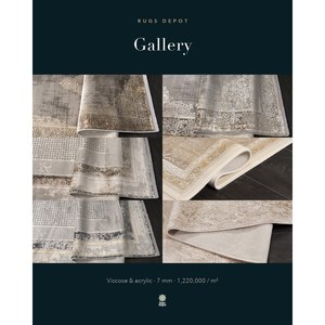 พรมวิสโคสและอะคริลิกขายส่ง รุ่น GALLERY 1303 สีเบจ ผลิตด้วยเครื่องจักรจากตุรกี สำหรับห้องนั่งเล่น โครงการโรงแรม - Product Image 3