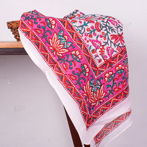 Bufanda Larga de Algodón Estampada para Uso Diario, Suave y Transpirable, Accesorio de Verano y Primavera para Mujer, Ideal para Atuendos Casuales de Oficina - Product Image 6