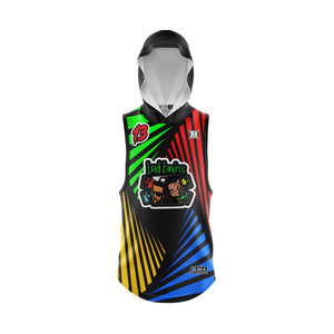 Sublimación personalizada Bandera de secado rápido uniforme de fútbol Kit 7v7 fútbol Sudadera con capucha conjunto sin mangas transpirable calidad perfecta 7v7 uniforme - Product Image 3