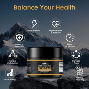 OEM 100% Original Himalayan <b>Shilajit</b> <b>Resin</b> Sourced from an Altitude of 19,000 Feet Natural <b>Shilajit</b> <b>Resin</b> for Energy & Strength - Product Image 4