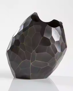 Jarrón de metal de diseño martillado con acabado plateado Florero decorativo de mesa más vendido por decor Impex - Product Image 6