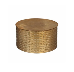 2025 New Design <b>Gold</b> Color Hammered Coffee <b>Table</b> Living Room Furniture Highest Quality <b>Side</b> <b>Table</b> for Restaurant Decoration - Product Image 6
