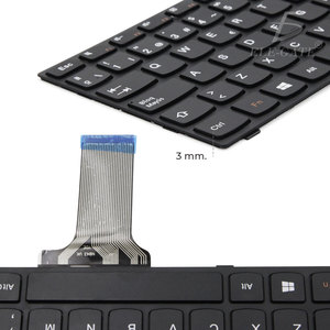 Teclado Virtual para Portátil Lenovo G40 Z40 B40 N40 45 70 75 35 30, Francés e Inglés, Membrana y Funcionamiento Mecánico, Plástico - Product Image 3
