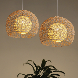 Añade un toque de Vietnam: RATTAN BAMBOO LANTERN CHANDELIERS Elección ideal para tu hogar Restaurante Resort Jardín con personalizado - Product Image 3