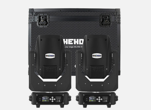 Nouvelles 2 pièces de projecteurs LED mobiles 10R 275W DMX512 blancs, indice de protection IP68, lumière du jour 5000K, avec flightcase pour scène, DJ, discothèques, éclairage spectaculaire - Product Image 2