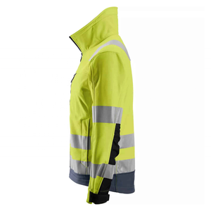Veste de sécurité softshell orange fluorescente haute visibilité, imperméable et coupe-vent, pour la sécurité - Product Image 2