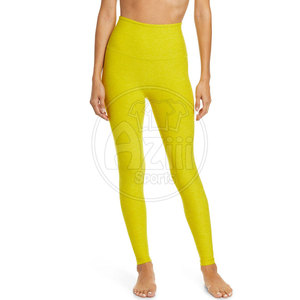 Nouveau design Leggings grande taille pour femme Taille élastique Couleur unie Séchage rapide Vêtements de yoga Service OME Leggings personnalisés - Product Image 2