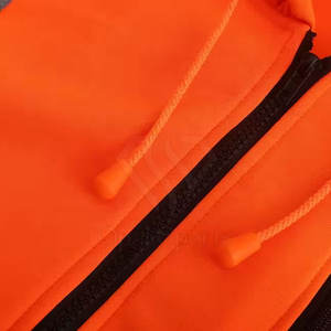 เสื้อมีฮู้ดสะท้อนแสง Hi VIS สีเหลืองสดใสปรับแต่งได้พร้อมคุณสมบัติกันน้ำสำหรับพื้นที่ทำงานบนท้องถนนของคนงานในโกดัง - Product Image 4