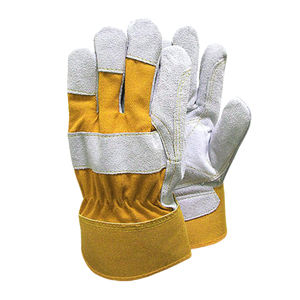 Gants de sécurité à double paume en cuir de mouton fendu à usage intensif OEM - Product Image 3