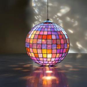 Golden <b>Decorative</b> Hanging Balls Party Mirror Ball - Product Image 1