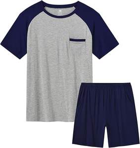 Ensemble de vêtements de sport pour hommes, haut et short, respirant, logo personnalisé, vente en gros, ensemble décontracté en 2 pièces, t-shirt - Product Image 1