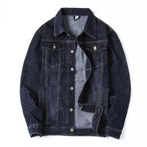 Veste en jean printemps pour hommes Veste en jean décontractée à manches longues manteau avec poches multiples Vestes bleues classiques à la mode - Product Image 3