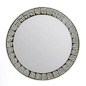 2023 Best Selling Product Brown Bone Inlay Wall Decorative <b>Mirror</b> Living Room Bedroom Hanging <b>Mirror</b> Frame Office <b>Mirror</b> - Product Image 4