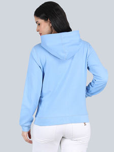 Sudaderas con capucha de lana pesada de gran tamaño bordadas con logotipo personalizable para mujer nuevo estilo informal invierno stock oferta - Product Image 2