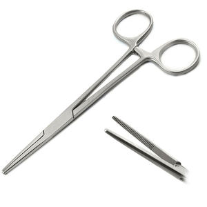 Soporte de aguja de fórceps de arteria hemostática de bloqueo Kelly quirúrgico Dental 14cm NUEVO - Product Image 5