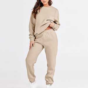 <b>Women's</b> Sets Casual Fleece <b>Sweatsuit</b> Set Tracksuit <b>Women</b> Clothing Winter Hooded Long Sleeve Sweatshirts <b>Women's</b> Tracksuits - Product Image 5