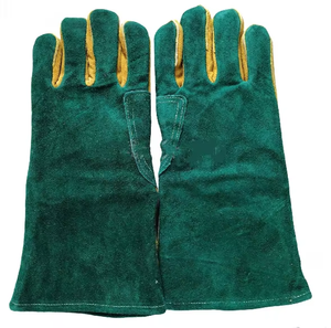 Gants de soudage en cuir de vache de qualité supérieure résistants au feu équipement de soudage industriel bon marché anti-coupure anti-dérapant fonctions anti-chaleur - Product Image 2