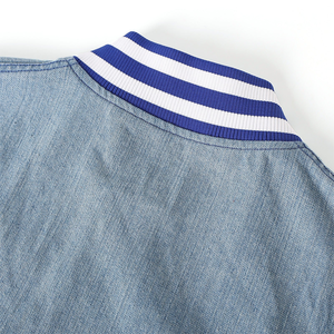 Chaqueta Bomber de Lana Griega Sigma, Estilo Universitario, Color Block, Ropa Urbana, Impermeable, Reversible, Unisex, Bolsillos con Ribete de Punto en la Parte Delantera - Product Image 4