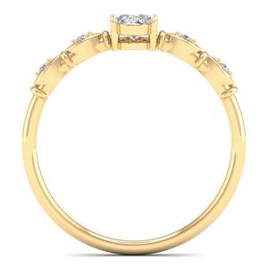 Reyes แหวนทอง14K คุณภาพสูง HPHT CVD สำหรับผู้หญิงแหวนหมั้นเพชรสำหรับผู้หญิงของขวัญวันครบรอบแต่งงานสุดหรูเครื่องประดับชั้นดี - Product Image 4