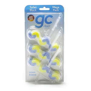 Hygiene-Rich Ocean Breeze <b>Toilet</b> Rim Block Solid 3x45gr Fresh Scent Home & Hotel <b>Cleaning</b> <b>Product</b> - Product Image 1