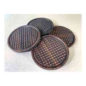 ที่รองแก้วกาแฟไม้ทำด้วยมือฉนวนกันความร้อนกันความร้อนกันความร้อนสำหรับโต๊ะอาหารที่เสิร์ฟเสื่อและแผ่นรอง - Product Image 4