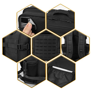 Sac à dos tactique d'extérieur de qualité supérieure avec logo personnalisé, impression, broderie, randonnée, camping, sac de voyage, fabricant d'usine OEM - Product Image 6