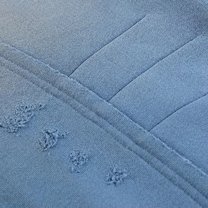 Sudadera con capucha teñida en prenda de 500 gsm, con lavado ácido, efecto desgastado, de felpa francesa, oversize, para hombre, modelo 2026 - Product Image 4