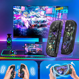 จอยคอน RGB ไร้สายคู่ เชื่อมต่อผ่านบลูทูธ ระบบสั่น HD แบตเตอรี่ 600mAh ใช้ได้กับ / Lite/OLED - Product Image 4