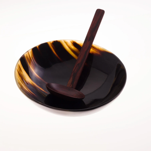 ชามควายเขาวัวและวัวฮอร์นสลัดเสิร์ฟช้อนดูยอดเยี่ยม - Product Image 6