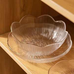 ชามแก้วใสลายนูนชามแก้วสำหรับเสิร์ฟพร้อมดีไซน์เนอร์ - Product Image 5