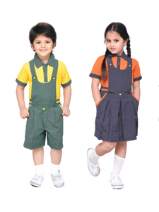 Ensemble d'uniformes scolaires de style occidental avec logo personnalisé pour garçons et filles Chemise unisexe à manches courtes pour la saison estivale Fabriquée pour les enfants - Product Image 6