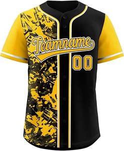 Camisetas de Béisbol con Estampado Sublimado Personalizado OEM, Camisetas de Béisbol Bordadas con Nombre del Equipo en Venta - Product Image 1