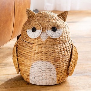 Cesta organizadora de jacinto de agua para bebés, cestas de almacenamiento decorativas con forma de animales para la habitación del bebé - Product Image 1