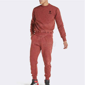 Survêtements respirants pour hommes de haute qualité fabriqués en usine ensembles de style solide avec logo personnalisé pour l'hiver en stock - Product Image 1