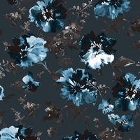 Tela de Poliéster Koshibo Chiffon con Estampado Digital de Flores Personalizado para Vestidos de Novia en Canadá, Diseño de Tops