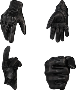 Gants de moto polyvalents pour le tourisme et la conduite quotidienne, avec paumes renforcées et protection rembourrée. - Product Image 3