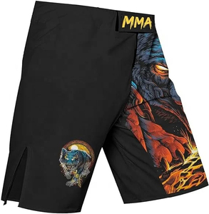 Vente en gros ODM OEM Short confortable de MMA avec étiquette imprimée personnalisée Logo OEM Équipements de combat d'art martial pour la salle de sport Vêtements de boxe - Product Image 2