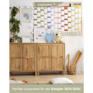 2025/2026 School Year Planner <b>Poster</b> Printed Paper Calendar - Product Image 4