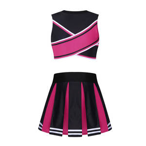 Vente directe d'usine Nouveau style Ensembles sans manches Vêtements de sport Uniforme de pom-pom girl - Product Image 4