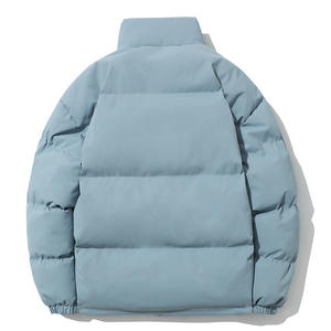 Vente en gros de veste bouffante de couleur unie de style tendance de haute qualité pour hommes veste d'hiver chaude et épaisse pour l'extérieur pour les hommes - Product Image 3