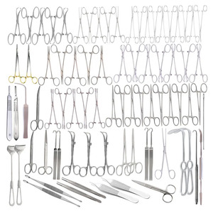 ชุดเครื่องมือผ่าตัดเหล็กขนาดกลางเครื่องมือผ่าตัดแบบนำกลับมาใช้ใหม่78ชิ้น | ชุดการผ่าตัดทั่วไปและผู้เยาว์ที่ครอบคลุมได้รับการรับรอง CE - Product Image 1