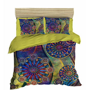 Juego de Funda Nórdica Doble con Estampado Digital Navideño Moderno, 100% Algodón Ranforce, Ropa de Cama Festiva para el Hogar - Product Image 2