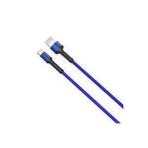 Cable de carga y sincronización de datos micro-USB con rotación de 180 grados, 1 m, azul-Netzy LS64 - Product Image 5