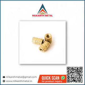 Prix de gros Qualité supérieure Meilleure vente Écrou à insertion rotatif en laiton personnalisé de l'Inde - Product Image 2