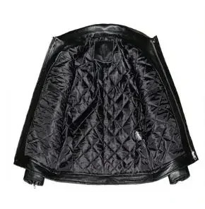 Nouveau printemps court noir doux léger en cuir veste hommes fermeture éclair décontracté hommes vestes et manteaux mode - Product Image 2
