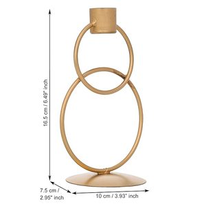 Candelabro de lujo para decoración del hogar, candelabros chapados en oro de hierro y Metal, candelabro de boda, nuevo diseño, molde de vela elegante - Product Image 3